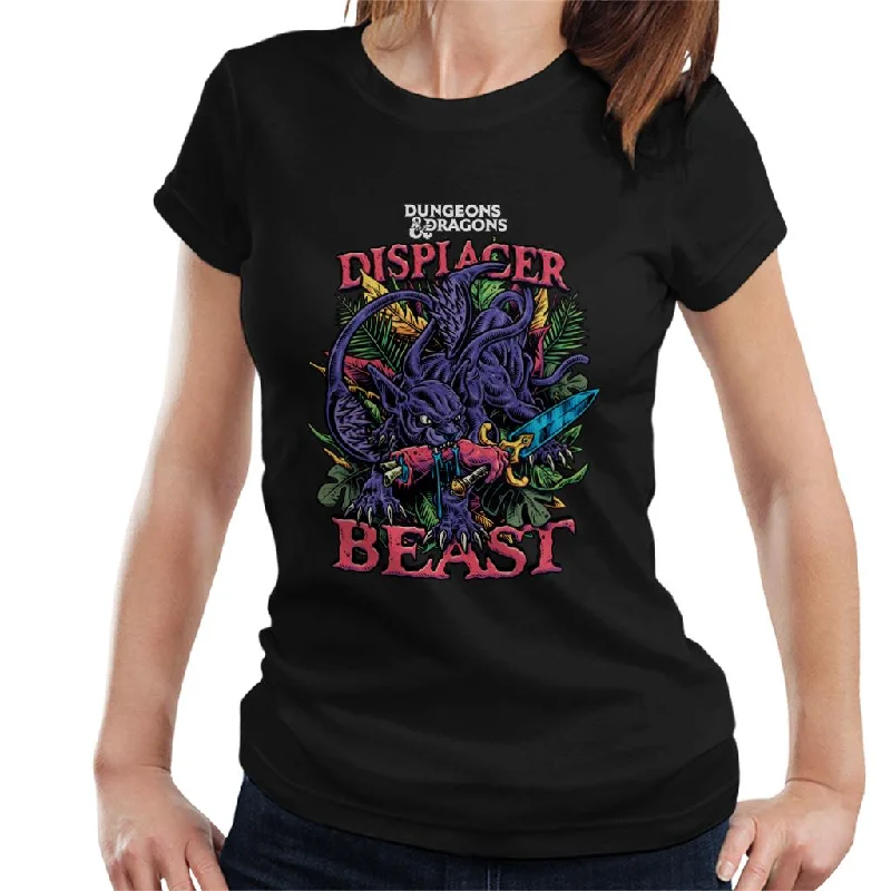 Dungeons & Dragons Displacer Beast Women's T-Shirt Mesh Blend Leather Blend Suede Blend