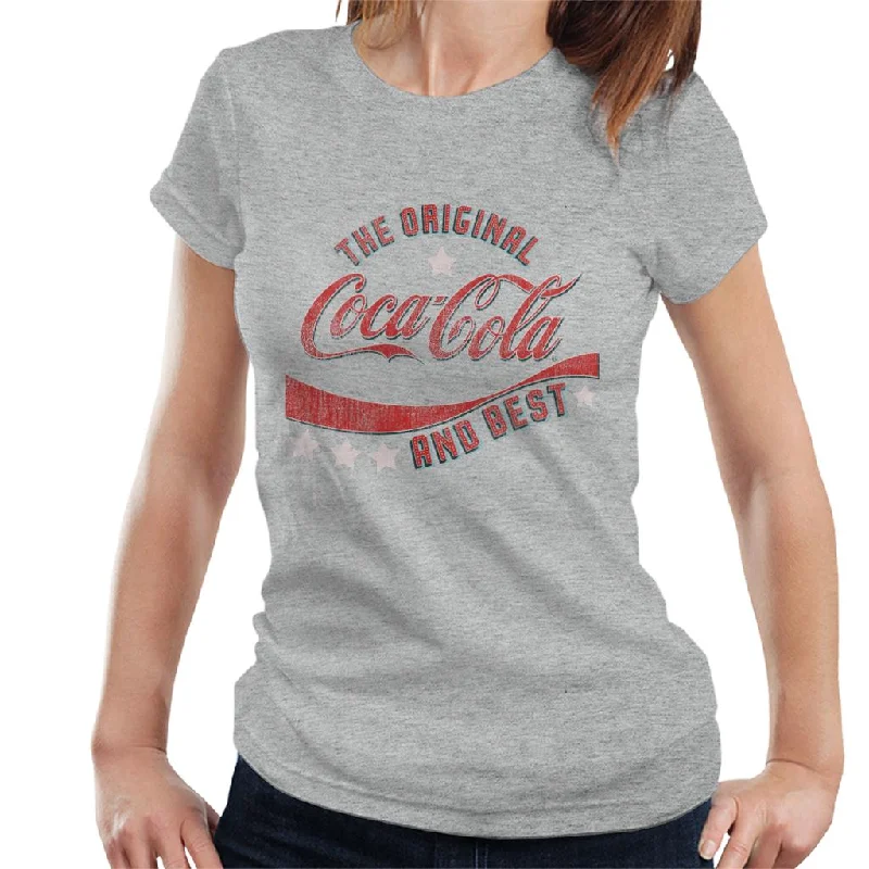 Coca Cola Stars The Original And The Best Women's T-Shirt Nylon Fabric Polyester Fabric Spandex Fabric Coca Cola Stars The Original And The Best Women's T-Shirt Nylon Fabric Polyester Fabric Spandex Fabric