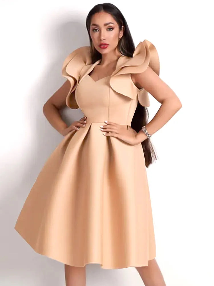 AOMEI Women Short Party Dresses Sweetheart Flying Sleeve Cute Girls A Line Flowy Swing Dress Birthday Events Wear Wedding Guest Peplum Ruffle Cocktail AOMEI Women Short Party Dresses Sweetheart Flying Sleeve Cute Girls A Line Flowy Swing Dress Birthday Events Wear Wedding Guest Peplum Ruffle Cocktail