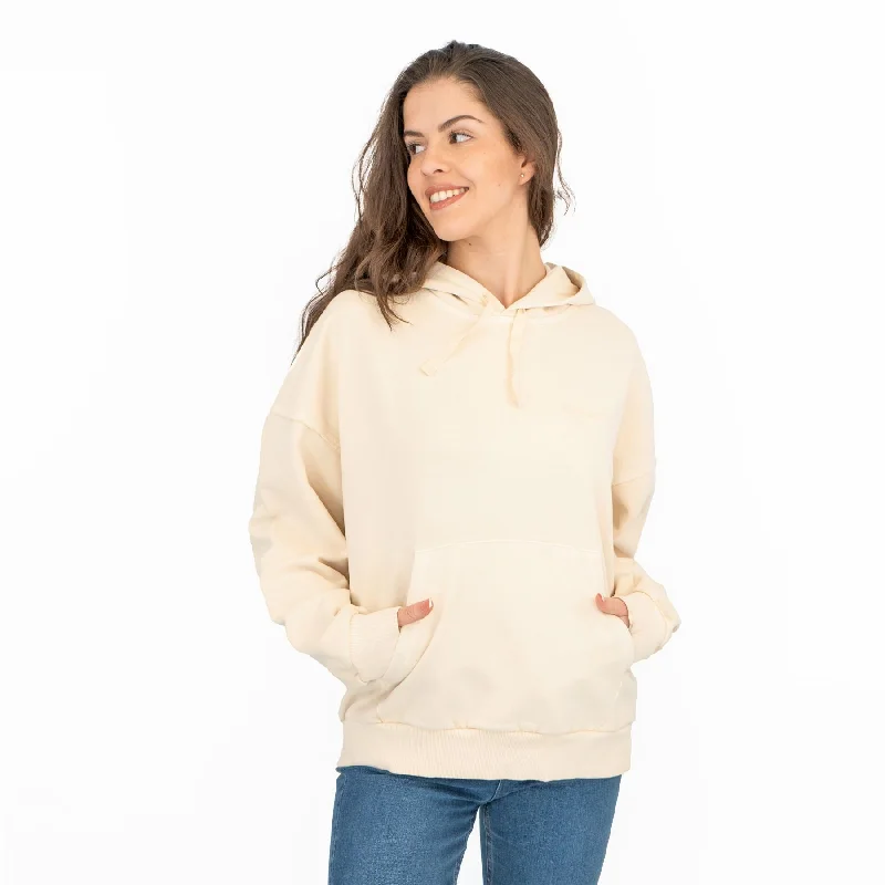 Carhartt Women Marfa Ivory Hoodie Sweat Tops Hoodie with Bell Sleeves Flared Feminine Carhartt Women Marfa Ivory Hoodie Sweat Tops Hoodie with Bell Sleeves Flared Feminine