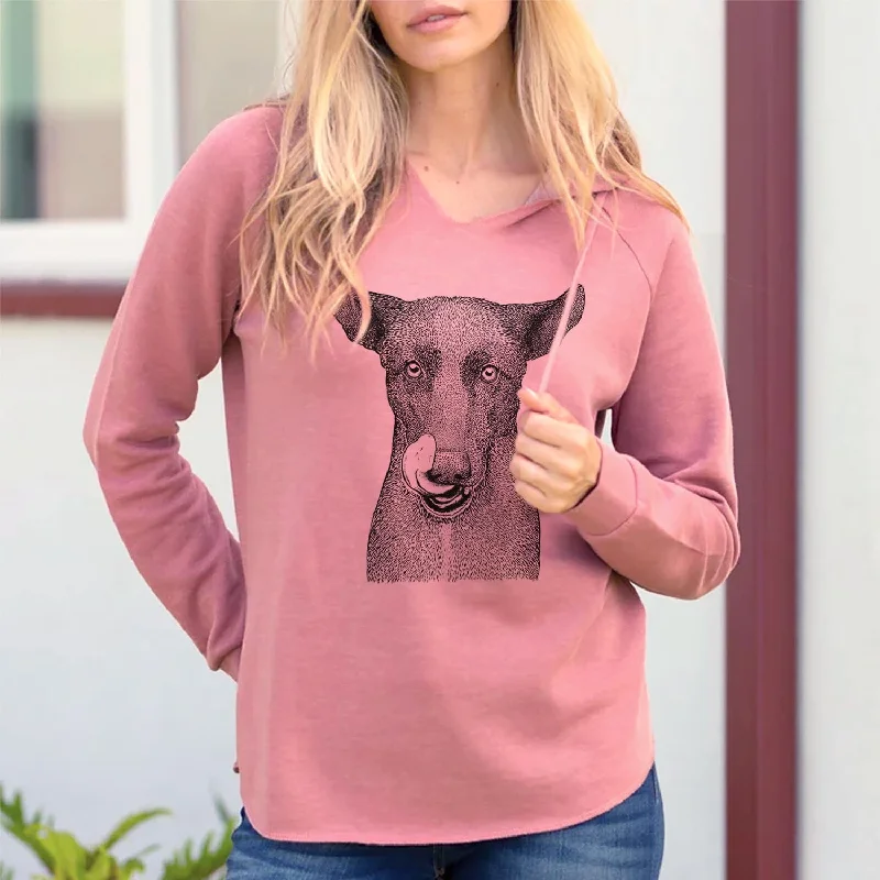 Gidget the Mexican Street Dog - Cali Wave Hooded Sweatshirt Hoodie with Metallic Shiny Futuristic Gidget the Mexican Street Dog - Cali Wave Hooded Sweatshirt Hoodie with Metallic Shiny Futuristic