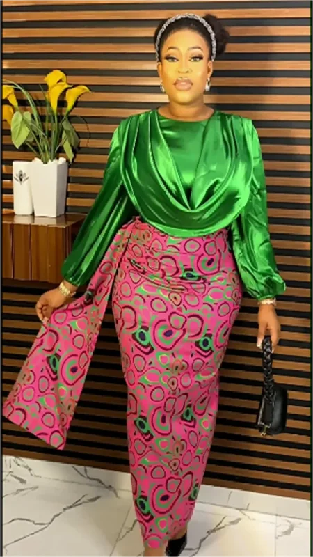 MD Plus Size African Elegant Party Dresses for Women 2023 New Fashion Chiffon Maxi Long Dress Kaftan Muslim Gown Ladies Clothing Tunics Versatile stylish MD Plus Size African Elegant Party Dresses for Women 2023 New Fashion Chiffon Maxi Long Dress Kaftan Muslim Gown Ladies Clothing Tunics Versatile stylish
