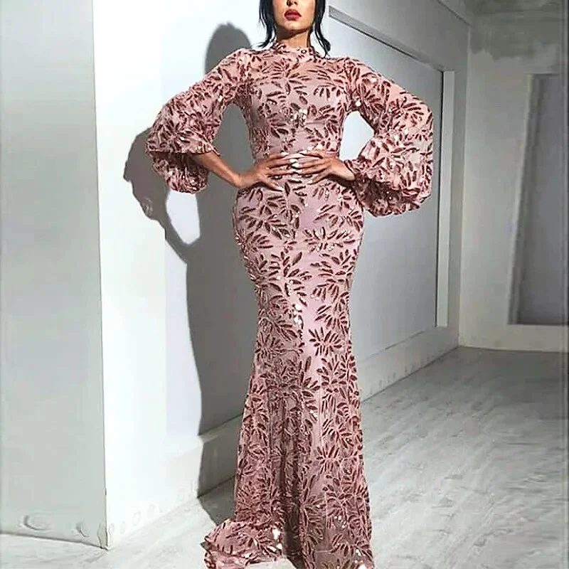 Party Dress Women Sexy Elegant Petal Print Big Swing Type Sheath Flare Long Sleeve Empire Summer New Maxi Dresses Lugentolo Tunics Trendy modern Party Dress Women Sexy Elegant Petal Print Big Swing Type Sheath Flare Long Sleeve Empire Summer New Maxi Dresses Lugentolo Tunics Trendy modern