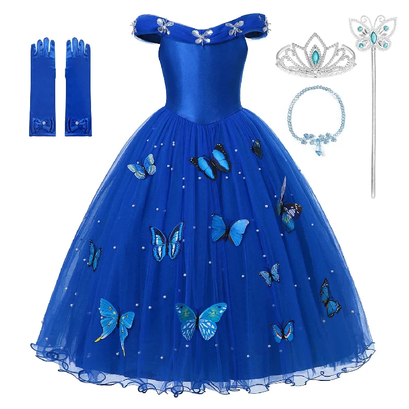 Disney Girls Cinderella Cosplay Costume Dress Kids Sleeveless Princess Party Dresses for Baby Girl Halloween Birthday Clothes Tunics Print Colorful Disney Girls Cinderella Cosplay Costume Dress Kids Sleeveless Princess Party Dresses for Baby Girl Halloween Birthday Clothes Tunics Print Colorful
