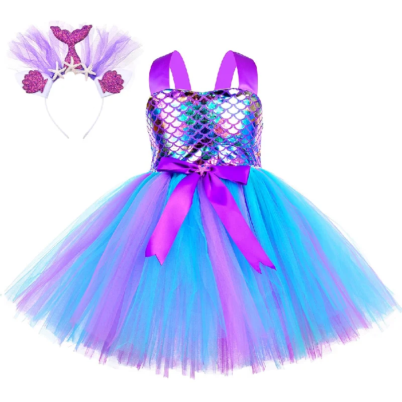 Girls Mermaid Dress Kids Birthday Party Dresses Little Mermaid Princess Costumes for Halloween Christmas Dress Up Clothes Outfit Tunics Review highly Girls Mermaid Dress Kids Birthday Party Dresses Little Mermaid Princess Costumes for Halloween Christmas Dress Up Clothes Outfit Tunics Review highly