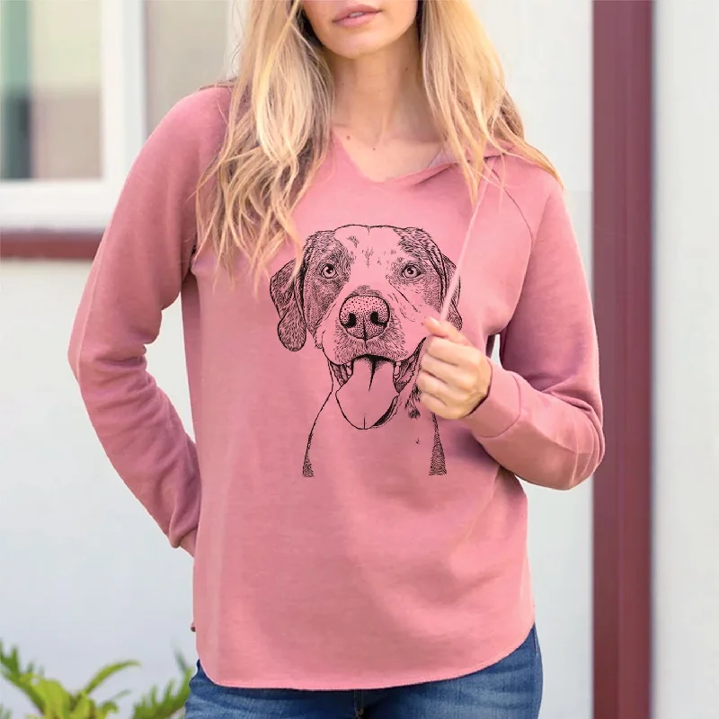 Ace Boogie the Mixed Breed - Cali Wave Hooded Sweatshirt Hoodie with Reflective Safety Nightwear Ace Boogie the Mixed Breed - Cali Wave Hooded Sweatshirt Hoodie with Reflective Safety Nightwear