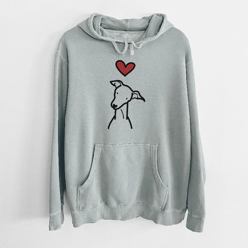 Love Always Italian Greyhound - Unisex Pigment Dyed Hoodie Hoodie with Raw Hem Edgy Unfinished Love Always Italian Greyhound - Unisex Pigment Dyed Hoodie Hoodie with Raw Hem Edgy Unfinished