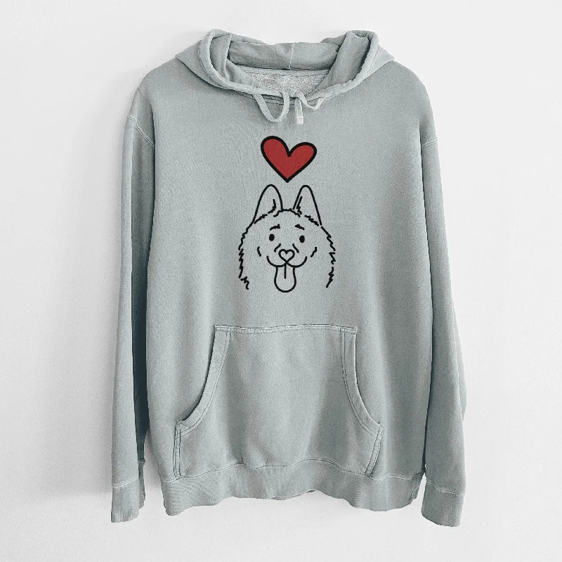 Love Always Schipperke - Meeko - Unisex Pigment Dyed Hoodie Hoodie with Drawstring Waist Adjustable Fitted Love Always Schipperke - Meeko - Unisex Pigment Dyed Hoodie Hoodie with Drawstring Waist Adjustable Fitted