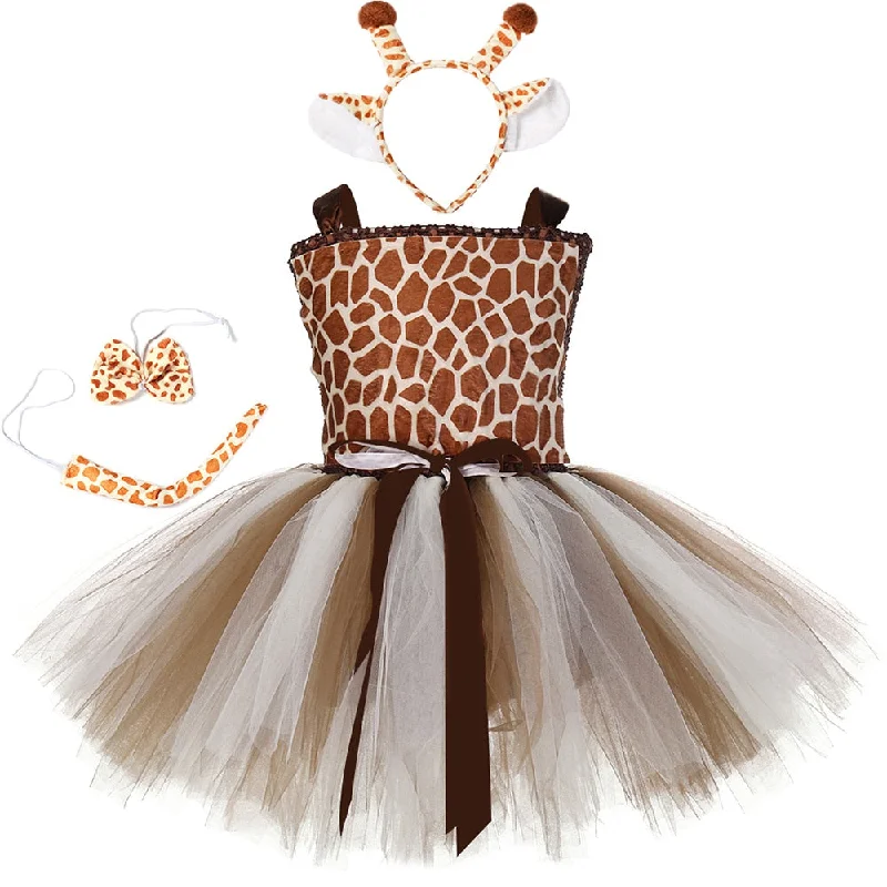 Girls Giraffe Costume Set Kids Halloween Tutu Dress Zoo Animal Outfit Toddler Baby Girl Fancy Birthday Party Dresses Vestido Tunics Recommended stylist Girls Giraffe Costume Set Kids Halloween Tutu Dress Zoo Animal Outfit Toddler Baby Girl Fancy Birthday Party Dresses Vestido Tunics Recommended stylist