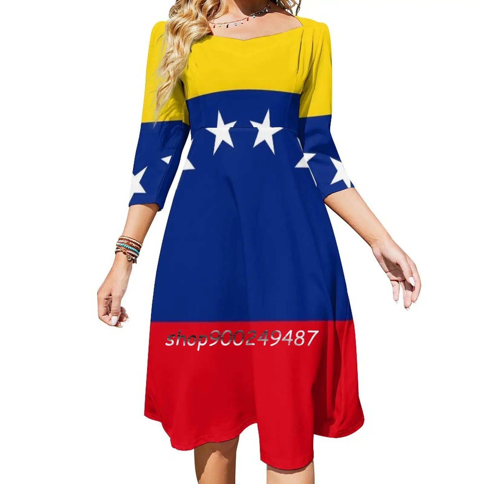 Flag Of Venezuela Evening Party Dresses Midi Sexy Dress Female Sweet One Piece Dress Korean Flag Of Venezuela Venezuela Tunics Distressed trendy Flag Of Venezuela Evening Party Dresses Midi Sexy Dress Female Sweet One Piece Dress Korean Flag Of Venezuela Venezuela Tunics Distressed trendy
