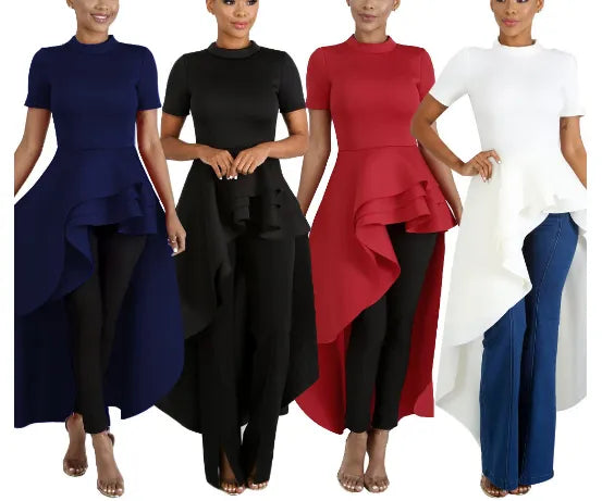 2021 Spring New Women Dresses Fashion Irregular Dress Short Sleeve Black Ruffles Zipper High Waist Elegant Party Dress Turtleneck Warm Winter 2021 Spring New Women Dresses Fashion Irregular Dress Short Sleeve Black Ruffles Zipper High Waist Elegant Party Dress Turtleneck Warm Winter