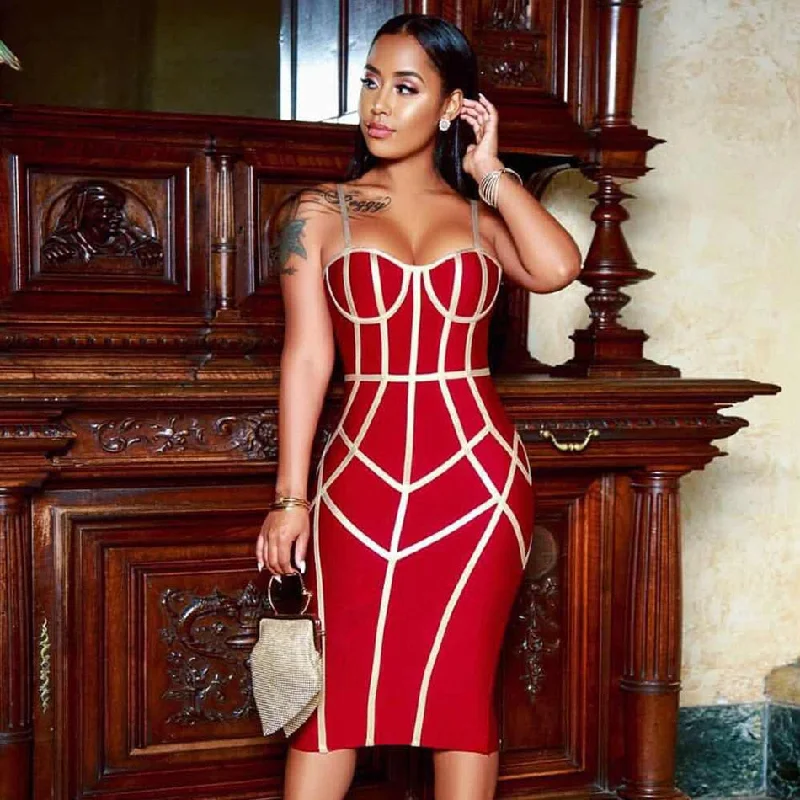 Seamyla 2022 New Sexy Celebrity Bandage Dress Women Spaghetti Strap Sleeveless Bodycon Evening Party Dress Summer Club Dresses Tunics Fall fleece Seamyla 2022 New Sexy Celebrity Bandage Dress Women Spaghetti Strap Sleeveless Bodycon Evening Party Dress Summer Club Dresses Tunics Fall fleece