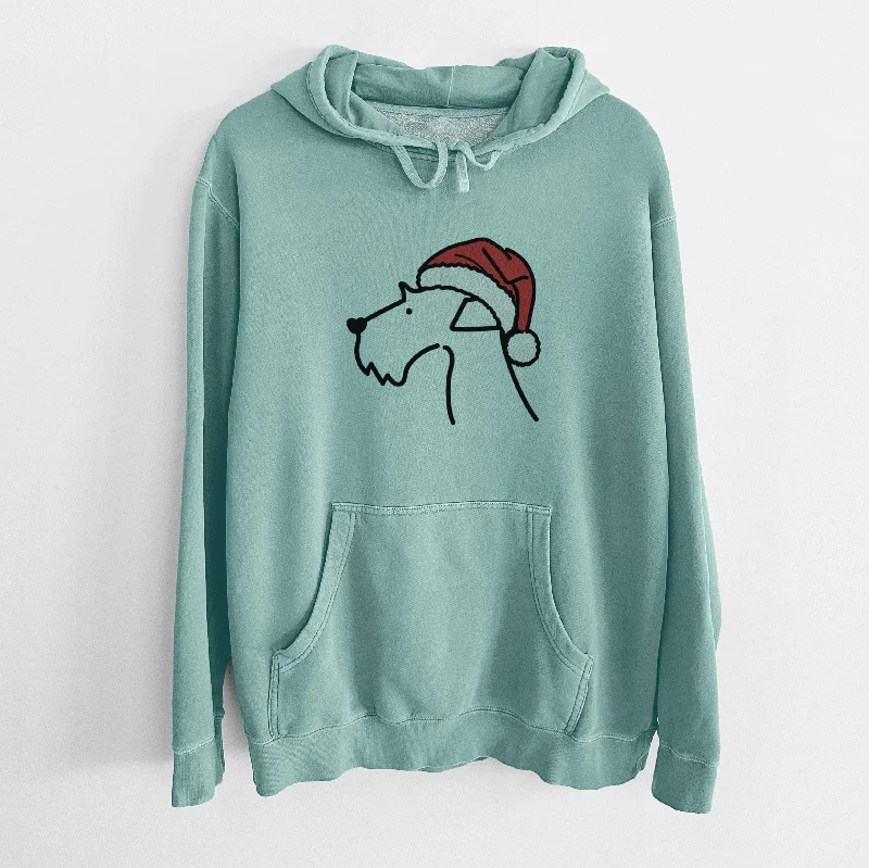 Jolly Airedale Terrier - Unisex Pigment Dyed Hoodie Hoodie with Raglan Sleeves Sporty Comfortable Jolly Airedale Terrier - Unisex Pigment Dyed Hoodie Hoodie with Raglan Sleeves Sporty Comfortable