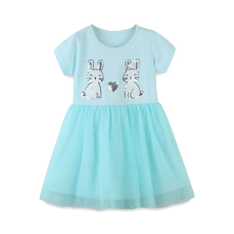 Jumping Meters Animals Beading Kids Party Dresses for Girls Clothes Vestido Toddler Dress Tutu Mesh Princess Kids Dresses Tunics Business professional Jumping Meters Animals Beading Kids Party Dresses for Girls Clothes Vestido Toddler Dress Tutu Mesh Princess Kids Dresses Tunics Business professional
