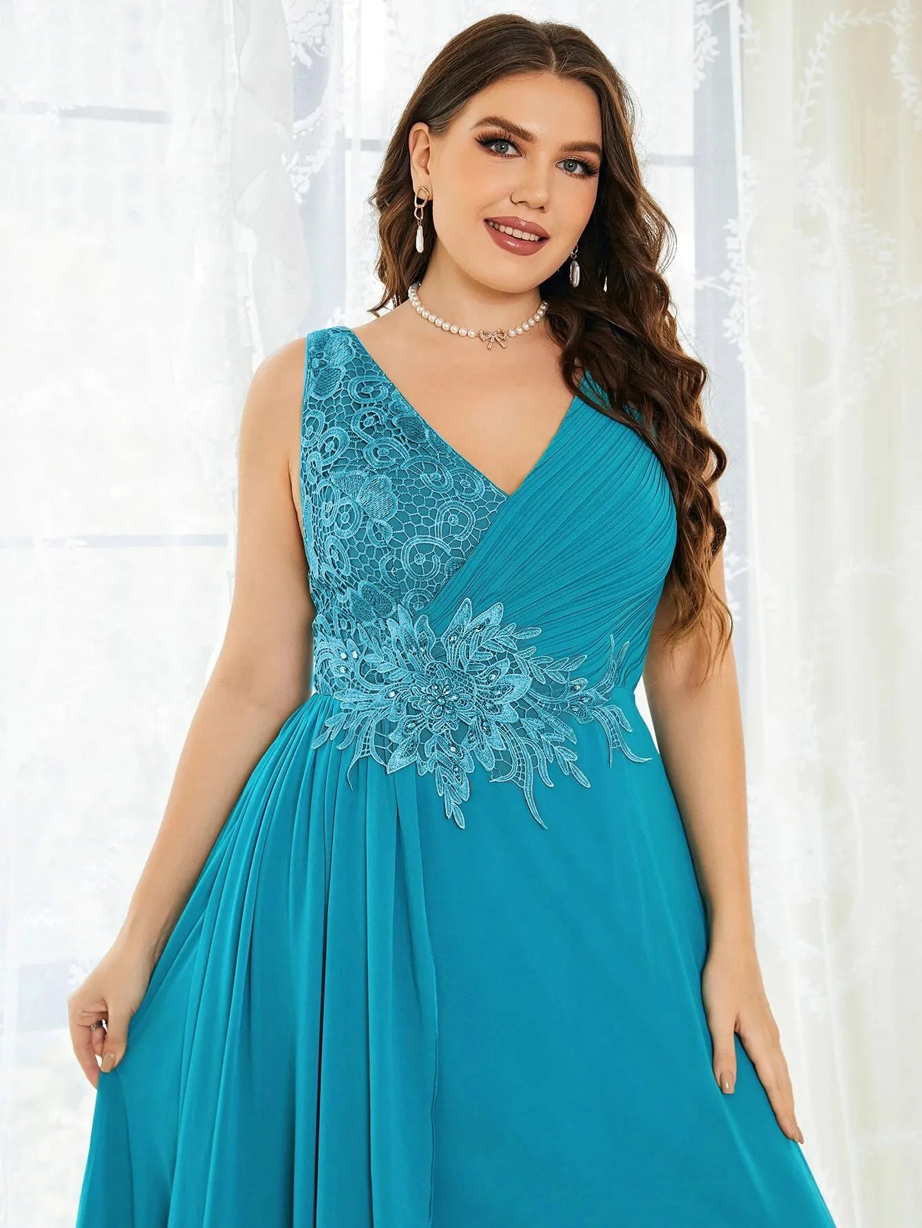 Plus Size Party Dresses Fashion Women Wedding Elegant Lace Rhinestones Applique Bridesmaid Dresses Large Female Evening Dress Off-the-shoulder Bohemian Festive Plus Size Party Dresses Fashion Women Wedding Elegant Lace Rhinestones Applique Bridesmaid Dresses Large Female Evening Dress Off-the-shoulder Bohemian Festive