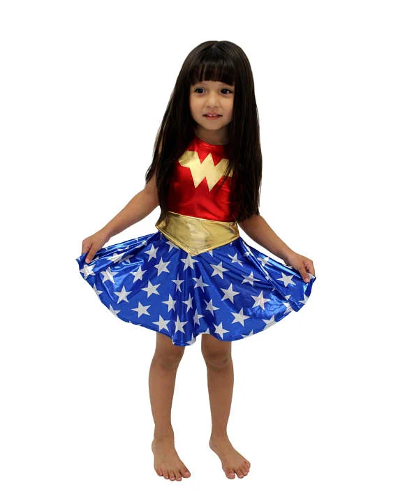 2020 SuperHero Girls TuTu Dress Hot Halloween Costume (3-9Years) Diana Party Dress Tunics Short Trendy 2020 SuperHero Girls TuTu Dress Hot Halloween Costume (3-9Years) Diana Party Dress Tunics Short Trendy