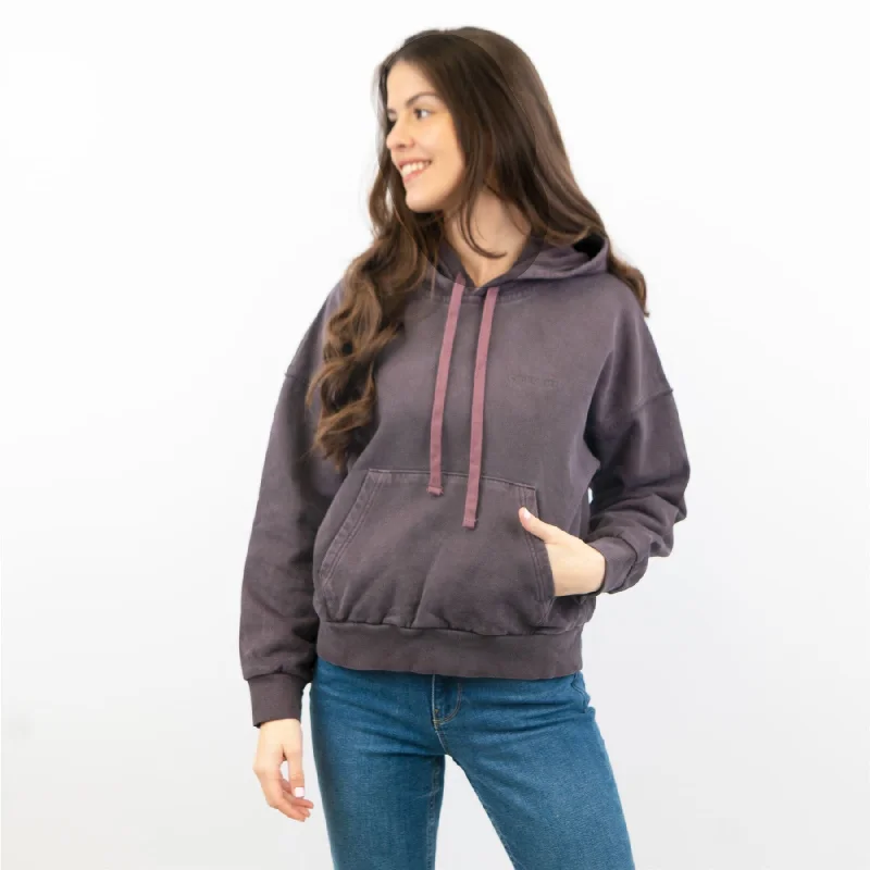 Carhartt Women Marfa Purple Hoodie Sweat Tops Hoodie with Batwing Sleeves Loose Dramatic Carhartt Women Marfa Purple Hoodie Sweat Tops Hoodie with Batwing Sleeves Loose Dramatic