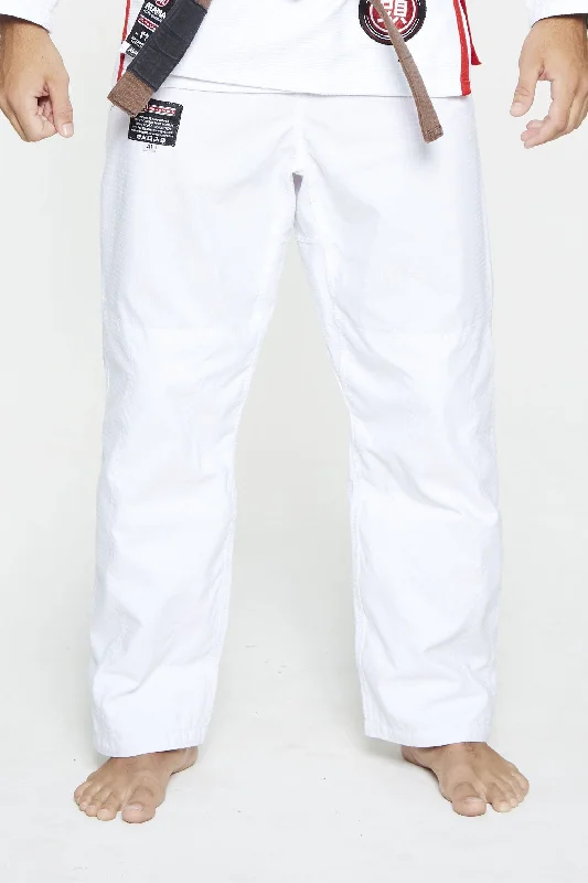 WHITE ATAMA ULTRA-LIGHT WOMEN GI PANTS Fashionable Tapered Leg Pants