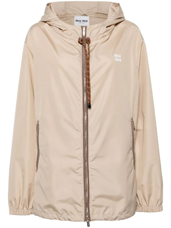lightweight hooded jacket Front Pockets Side Pockets Patch Pockets
