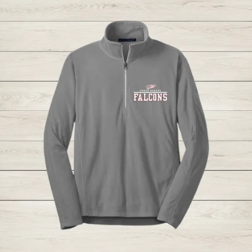 Falcons Microfleece 1/2-Zip Pullover Spaghetti Sleeve Top