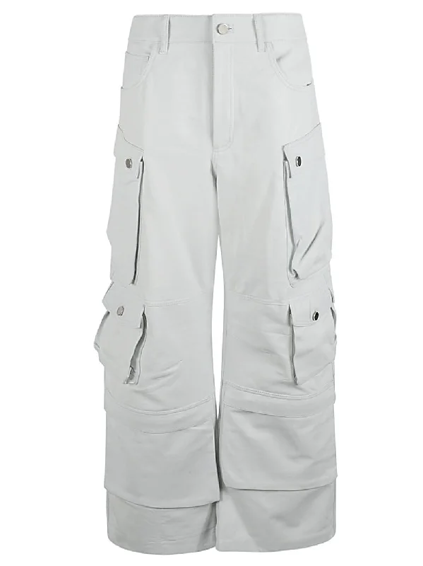 Fermas.club Trousers White Trousers trendy modern