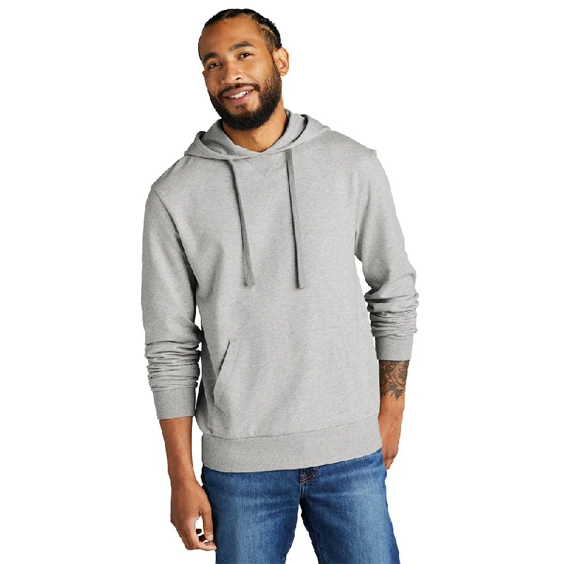 Unisex Organic Cotton French Terry Pullover Hoodie Saggy Sleeve Comfort