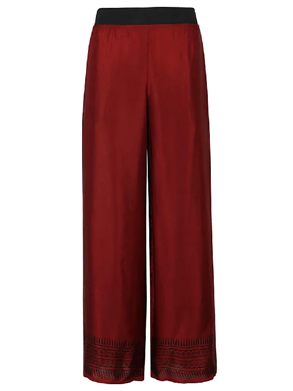 Obidi Trousers Bordeaux Skinny Trousers Denim Stretchy