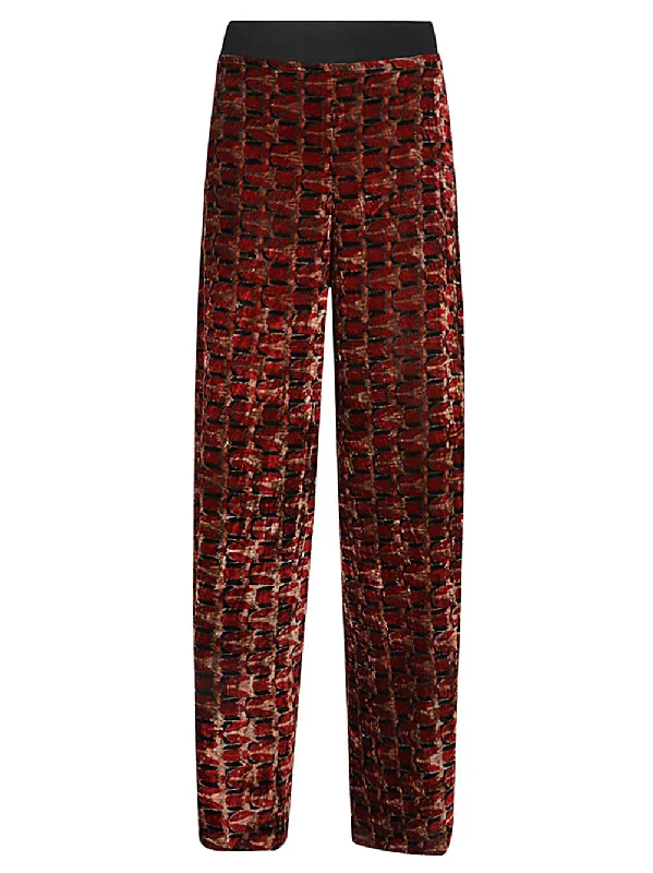 Obidi Trousers Red Trousers versatile functional