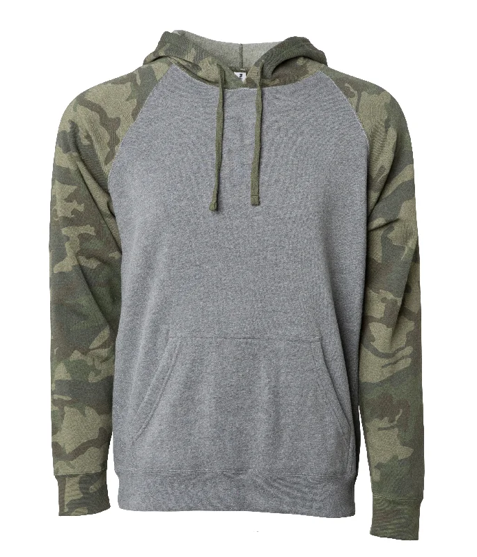 Unisex Special Blend Raglan Hooded Pullover Chenille Soft Sweater