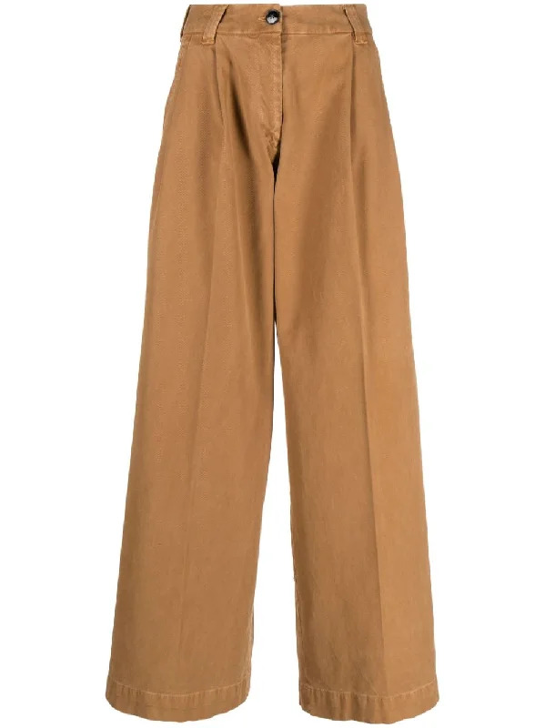 Gabriele Pasini Trousers Brown Trousers Pleated Formal