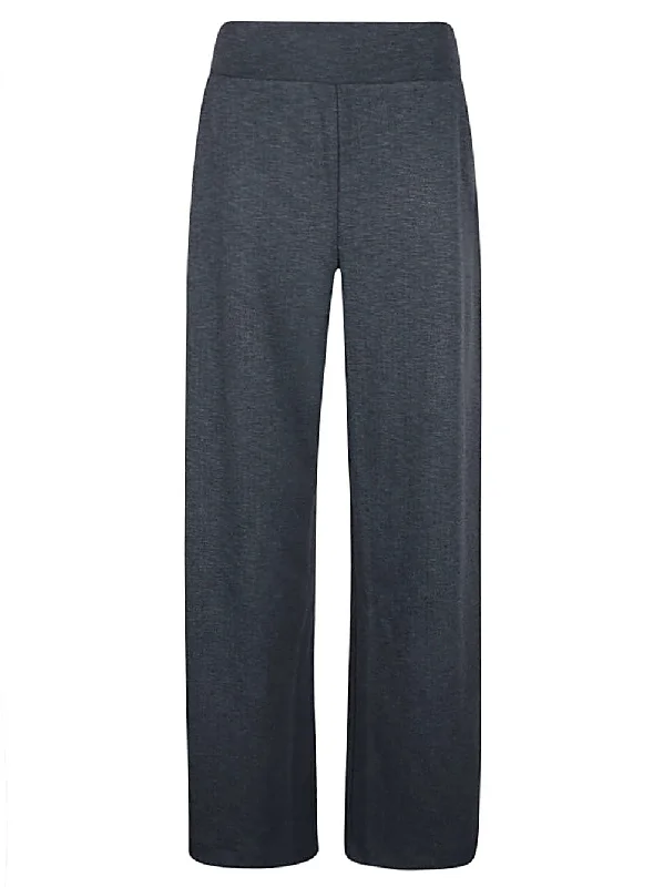 Niu  Trousers Grey Wide Leg Loose Fit Mid Waist