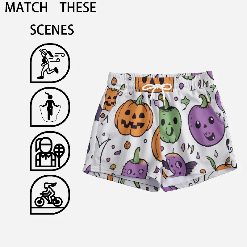 Vegetable Monsters Women's Casual Shorts