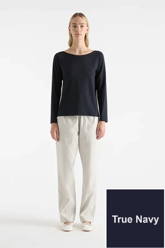 Blazer Pant in True Navy F613 1820 by MELA PURDIE