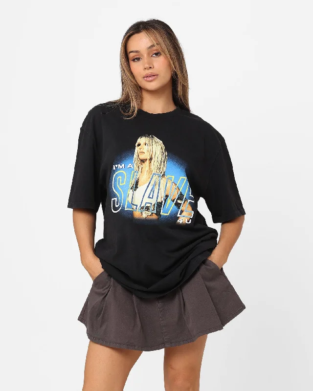 Britney Spears Slave Vintage T-Shirt Washed Black